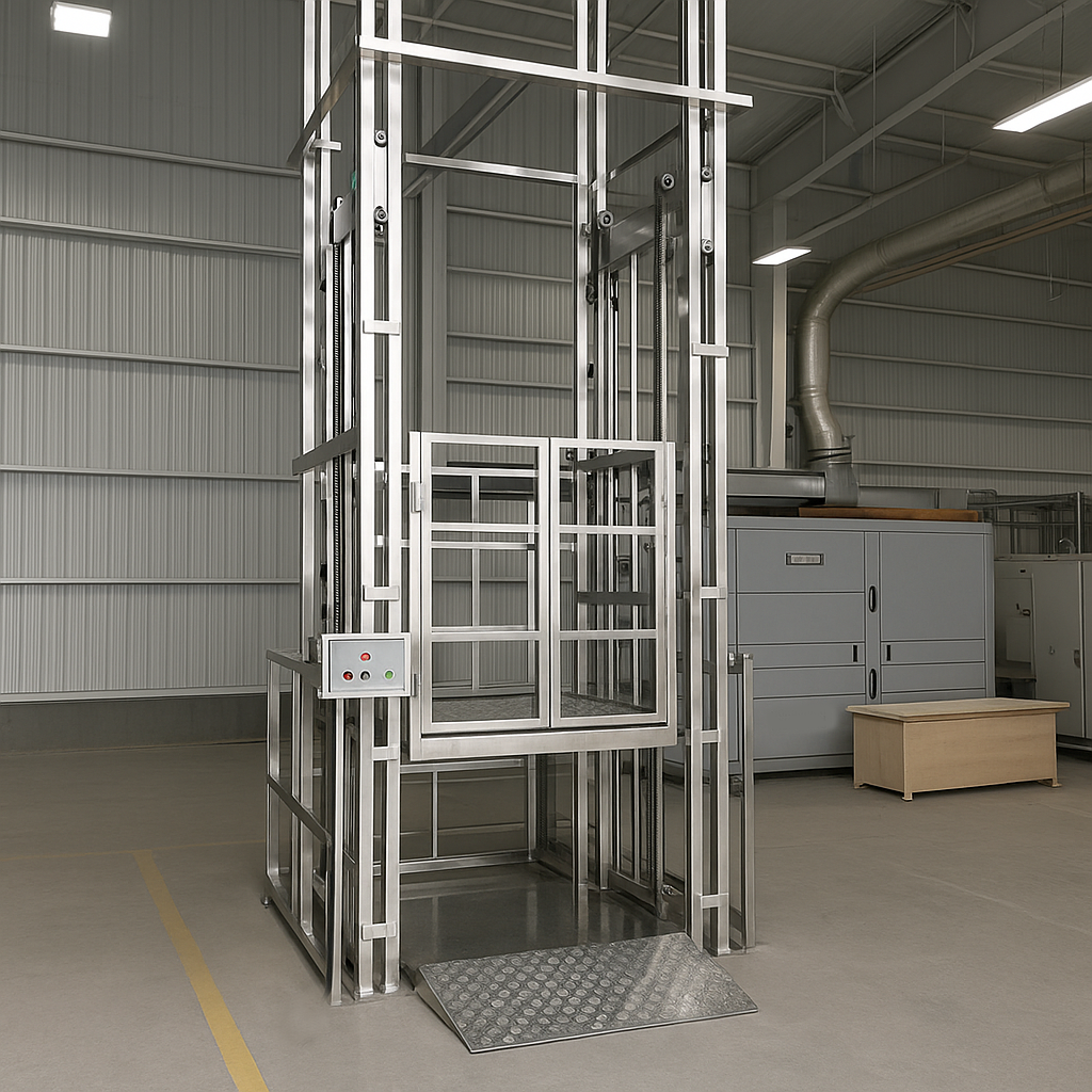 不锈钢导轨式升降机